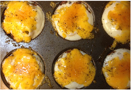 Egg & Cheese Hash Brown Nests