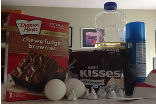 Mini Brownie Kisses