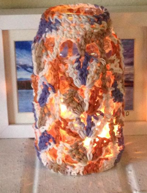 Shell Stitch Candle Holders