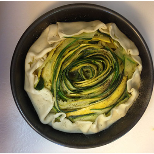 Zucchini Spiral Squash Bake
