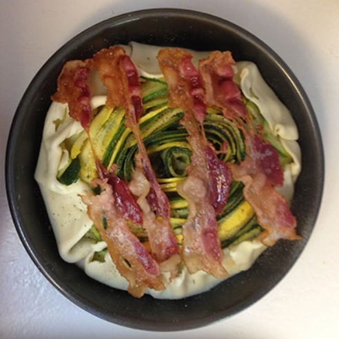 Zucchini Spiral Squash Bake